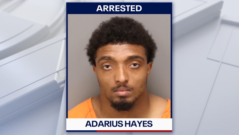 Mugshot of Adarius Hayes. Courtesy: Pinellas County Jail.