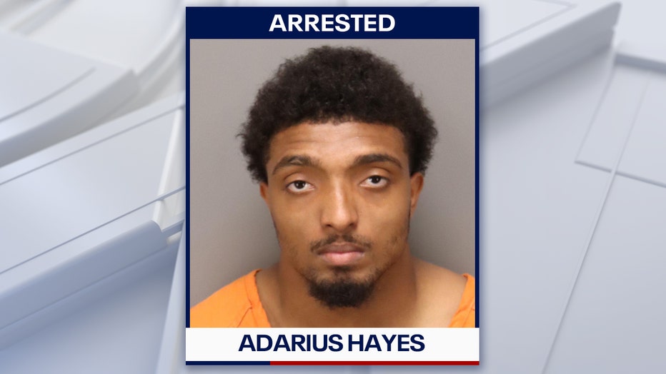 Mugshot of Adarius Hayes. Courtesy: Pinellas County Jail.