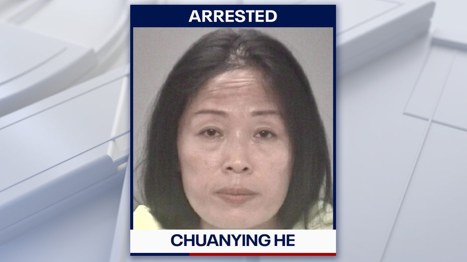 Mugshot of Chuanying He. Courtesy: Pasco County Jail.