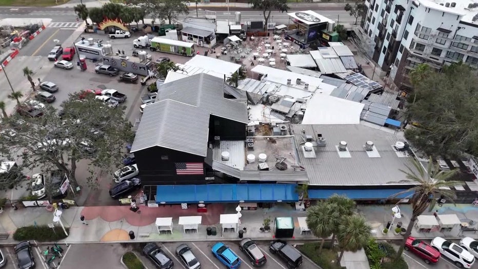 Aerial view of Ferg's Sports Bar & Grill.