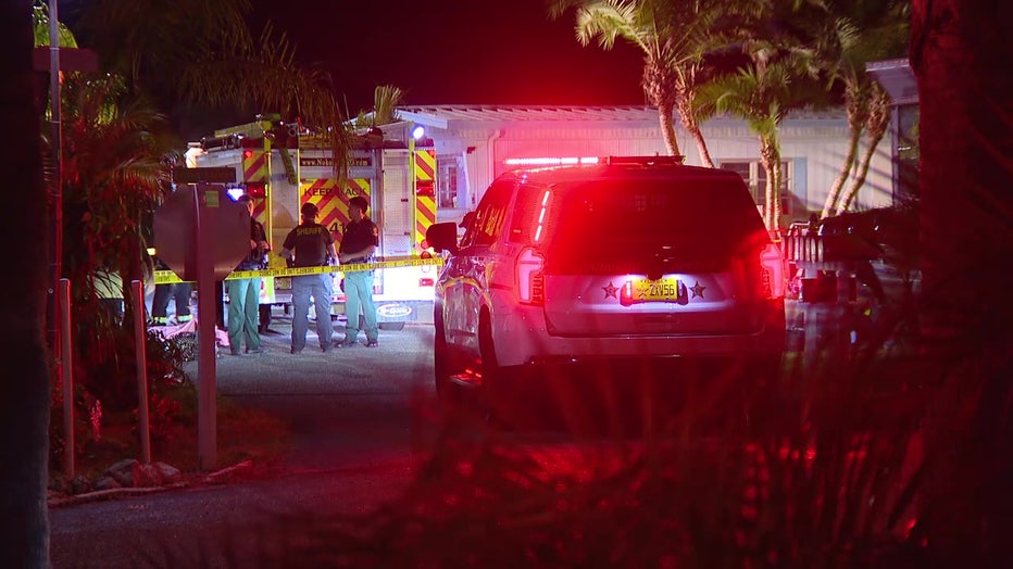 At least one person died after a mobile home fire in Nokomis early Tuesday.