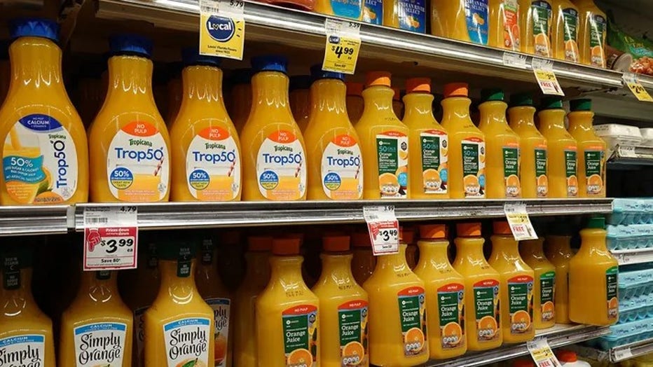 The change isn't expected to affect the flavor and nutritional content of orange juice. (Joe Raedle/Getty Images)