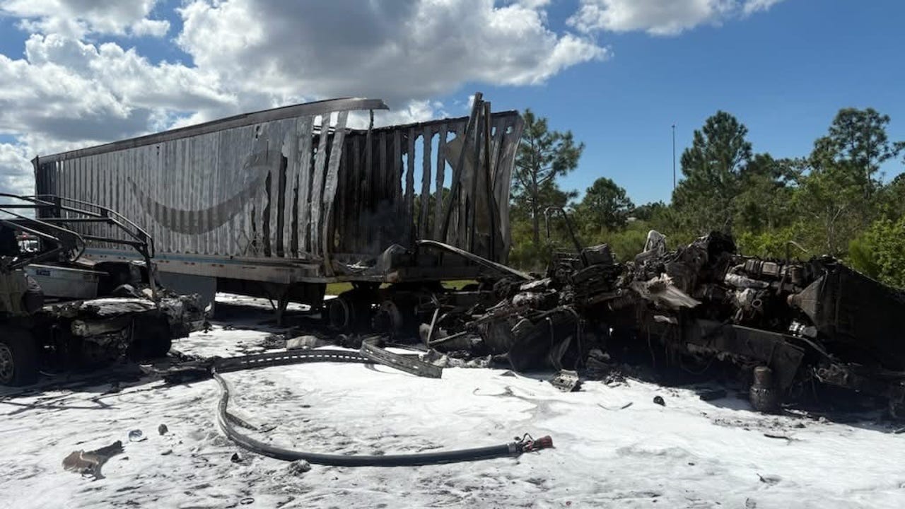 Crash involving Amazon truck closes part of I-75 northbound | FOX
