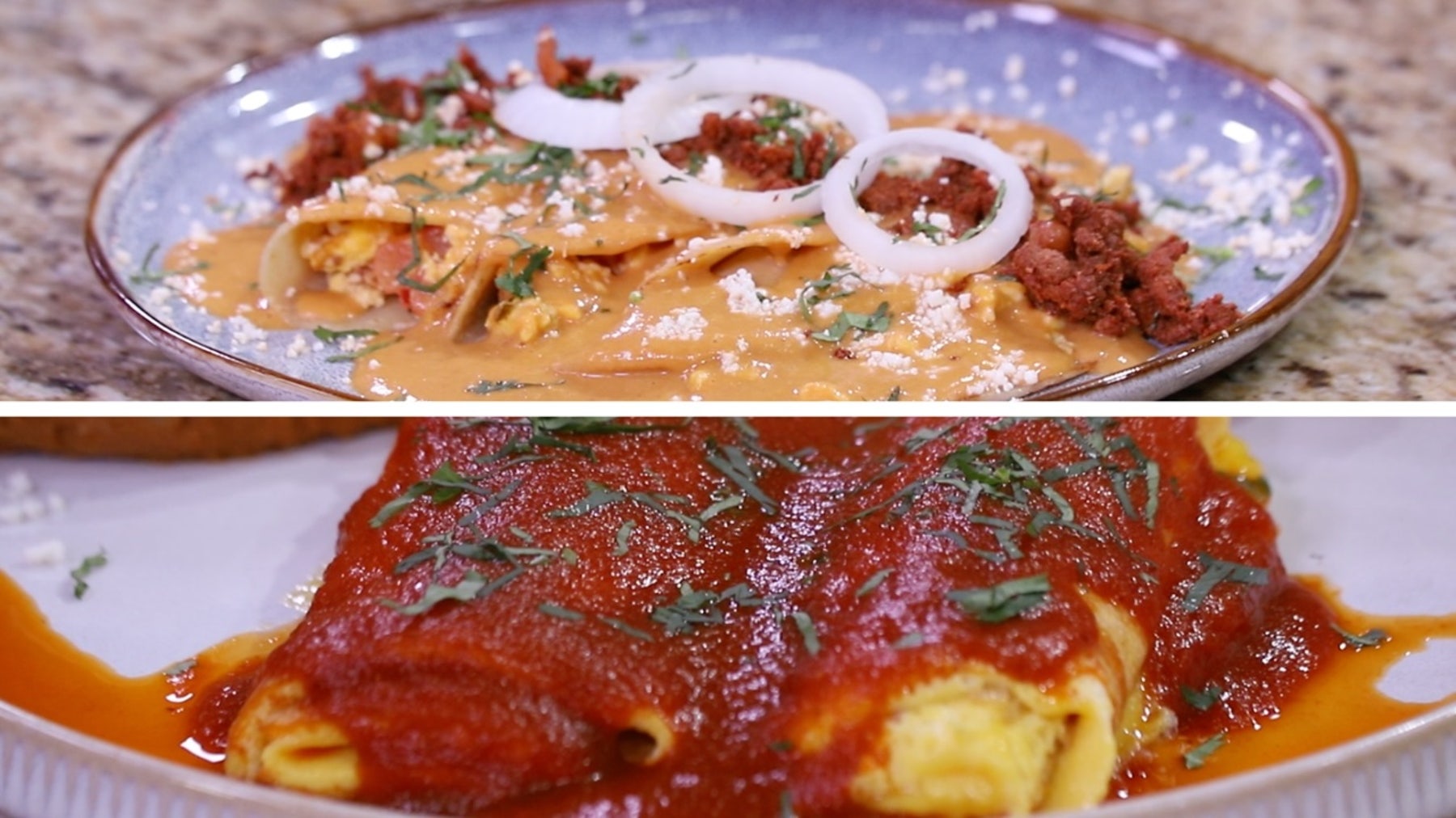 Dinner DeeAs Brunch Week recipes: ‘Enfrijoladas’, Rolled Egg ‘Taquitos’