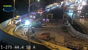 Hit-and-run crash on ramp from I-275 to I-4 in downtown Tampa under investigation