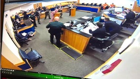 Video: Florida man spits on judge during attack attempt in court