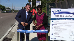 HART unveils new bus shelters