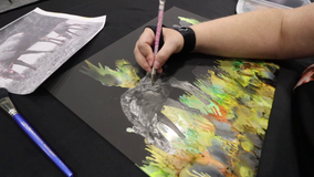 Bartow artist creates intricate pieces with thousands of little scratches