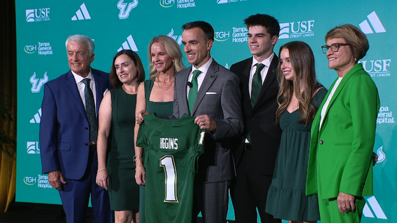USF introduces lifelong Bull Rob Higgins as the CEO of Athletics