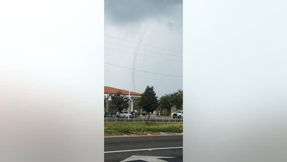 Landspout spotted over Pinellas Park Thursday afternoon