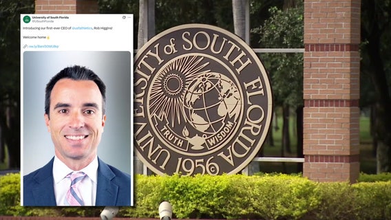 USF hires Rob Higgins after over 2 decades with Tampa Bay Sports Commission