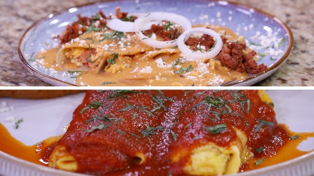 Dinner DeeAs Brunch Week recipes: ‘Enfrijoladas’, Rolled Egg ‘Taquitos’