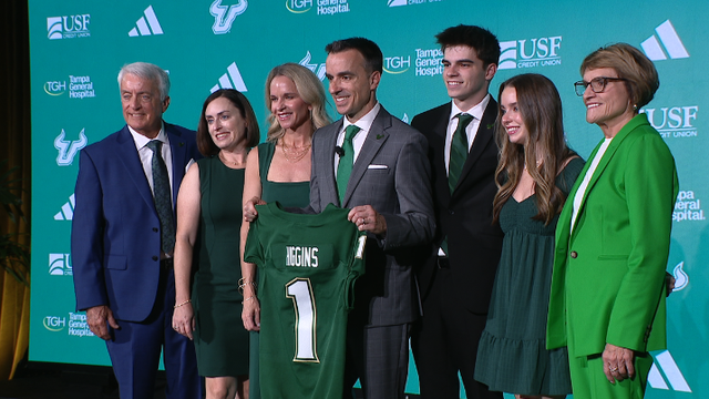 USF introduces lifelong Bull Rob Higgins as the CEO of Athletics