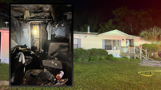 Fire breaks out at Brooksville home, 1 person hospitalized: HCFR