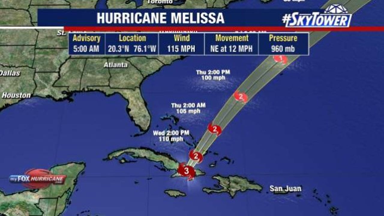 Hurricane Melissa makes second landfall in Cuba after lashing Jamaica as a Category 5 storm