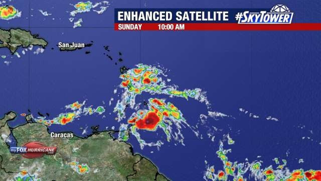Tracking Invest 98L as it approaches the Caribbean