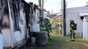 Brandon mobile home fire under investigation for possible arson