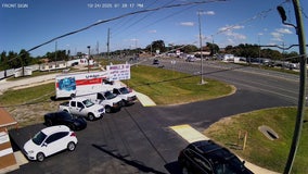 Video: Pasco driver leaves scene after motorcycle crash on US-19