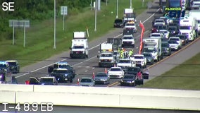 I-4 chain-reaction crash kills 1, seriously injures 3: FHP