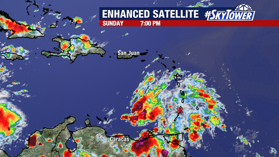 Tracking Invest 98L as it approaches the Caribbean