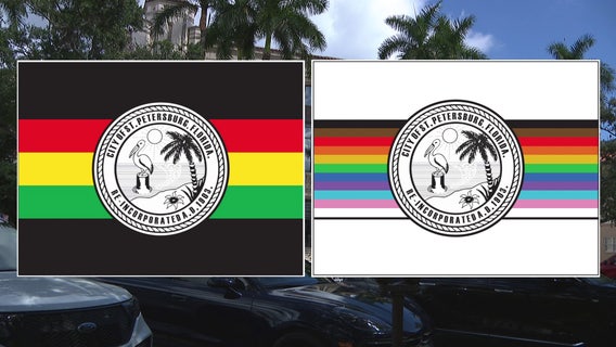 St. Pete city council debates inclusive city flags after state stripped street murals