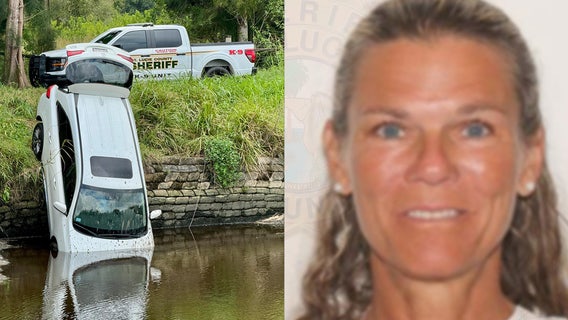 Missing Florida woman found naked in ditch after crashing car into canal planned to stay in woods: SLCSO