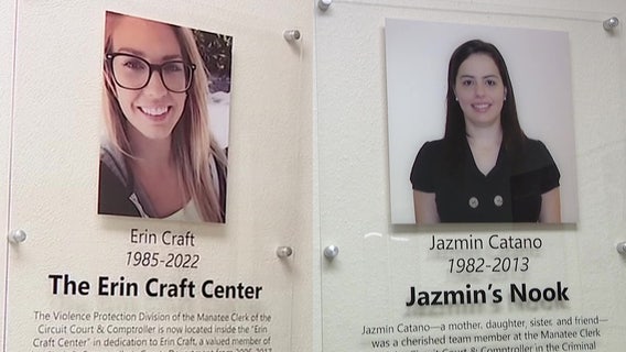 Manatee County honors former employees who were victims of domestic violence