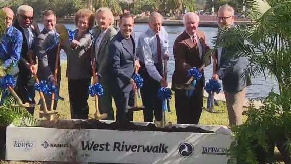 Tampa breaks ground on West Riverwalk project