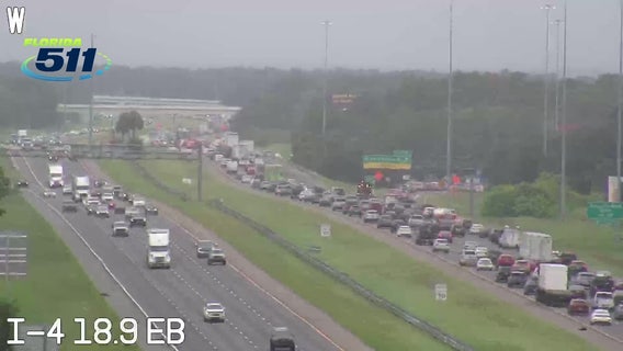 Traffic backs up I-4 westbound after deadly crash in Plant City: FHP