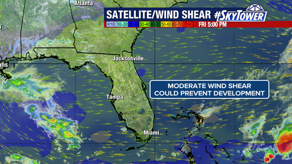 Windy weekend ahead as disturbance passes over Florida