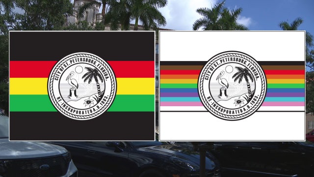 St. Pete city council debates inclusive city flags after state stripped street murals