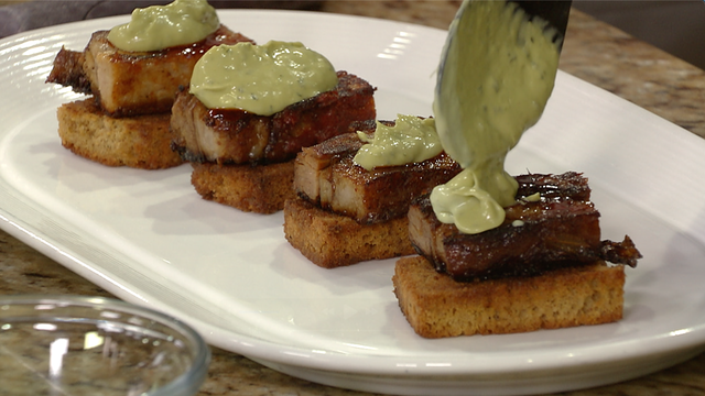Dinner DeeAs recipe: Ponzu Pork Belly BLT