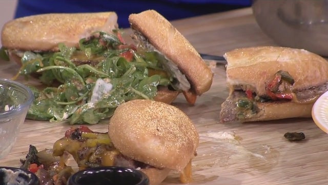 Chef Jeff makes a steak grinder sandwich