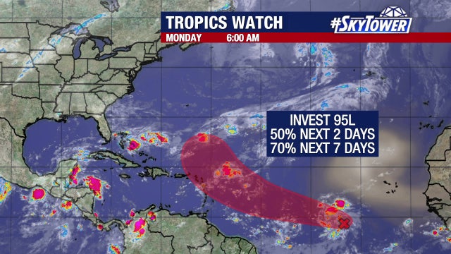 Invest 95L could become tropical depression this week