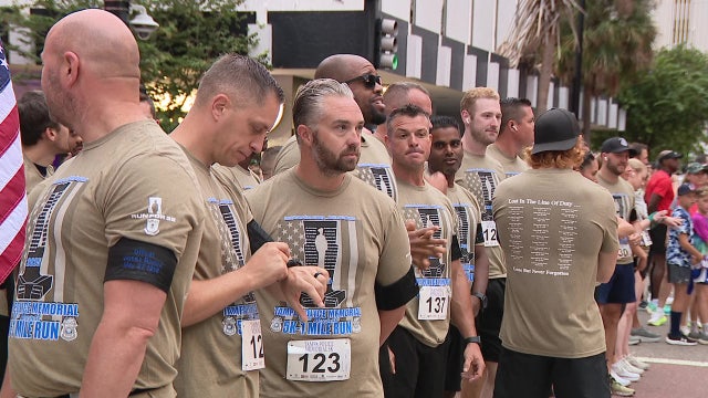 Community honors fallen heroes at Tampa Police Memorial Run