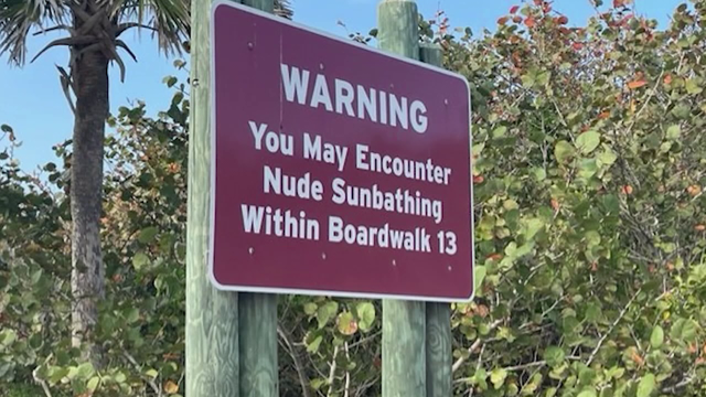 Beachgoers sans swimsuits nipped for indecent exposure