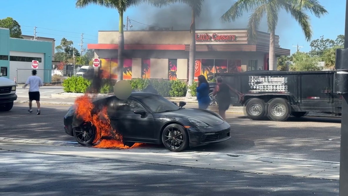 Good Samaritans pull man from burning car in Clearwater