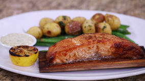 Dinner DeeAs recipes: Cedar Plank Salmon, Golden Beet Salad and Roasted Mushroom Flatbread