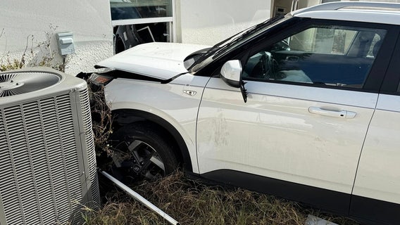 Car crashes into Brooksville home, injuring occupant: HCFR