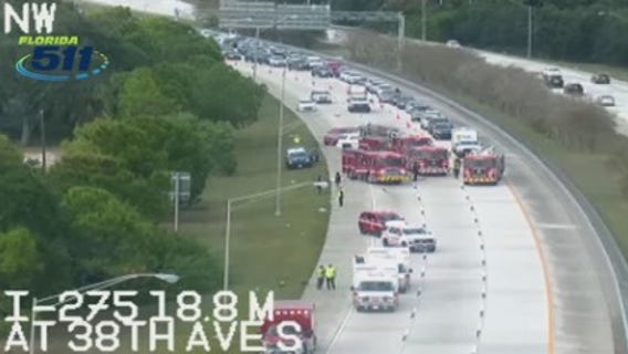 I-275 southbound back open after car fire: FDOT