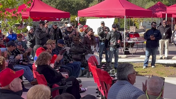 Veterans Day ceremony held at Veteran's Memorial Park in Hillsborough County