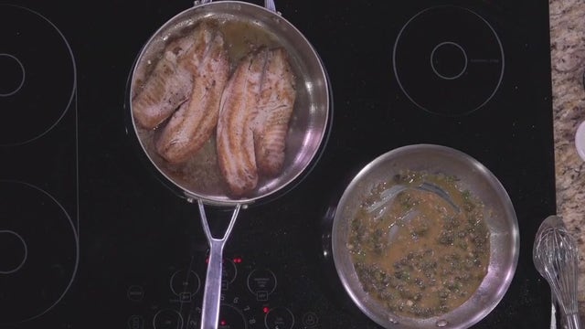 Chef Jeff's pan-seared fish with mustard brown butter