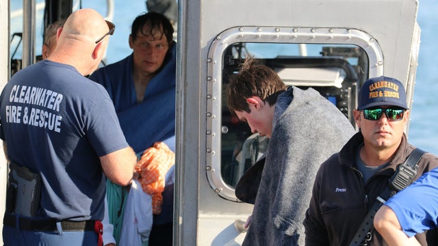 Florida men found alive after clinging to capsized boat for 20 hours off Clearwater coast: Police