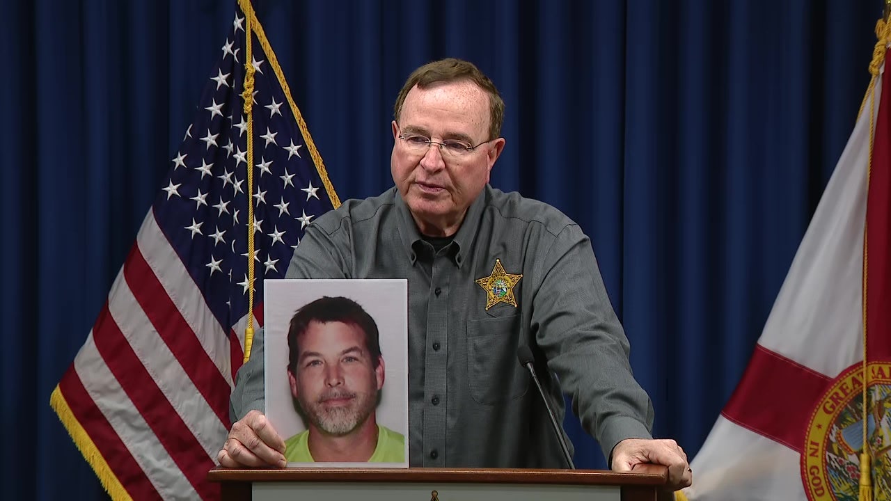 Sheriff Grady Judd holding press conference after murder-suicide in Polk County