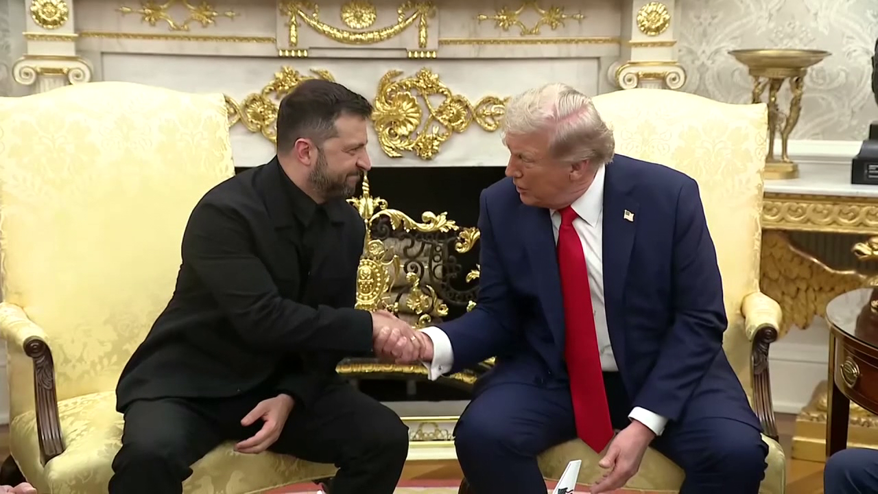 Local Ukrainians react as Trump, Zelenskyy prepare for meeting in Florida