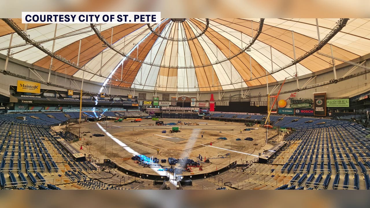 St. Pete officials confident Tropicana Field’s repairs will be done by Opening Day