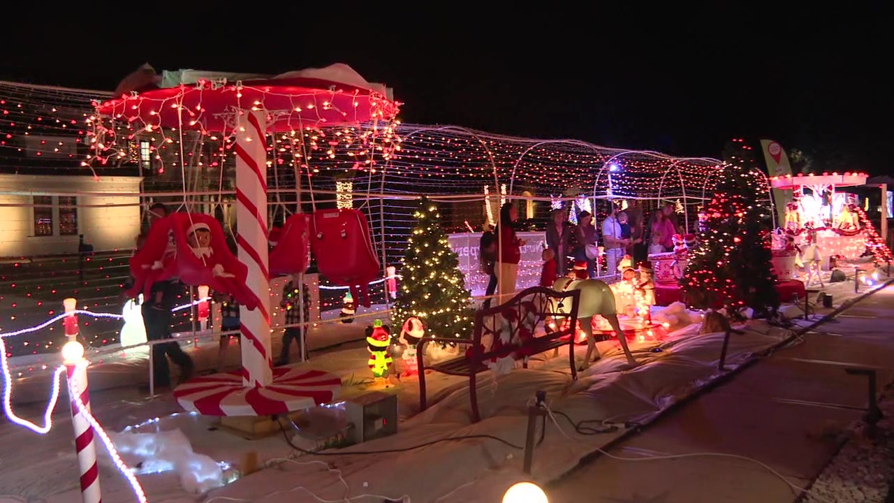 Land O' Lakes family transforms home into immersive North Pole