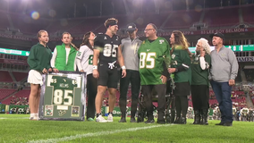 USF wide receiver uses NIL opportunity to help others fight their toughest battles