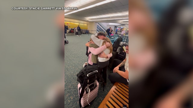 Watch: Airman surprises siblings at Orlando International Airport as early Christmas gift