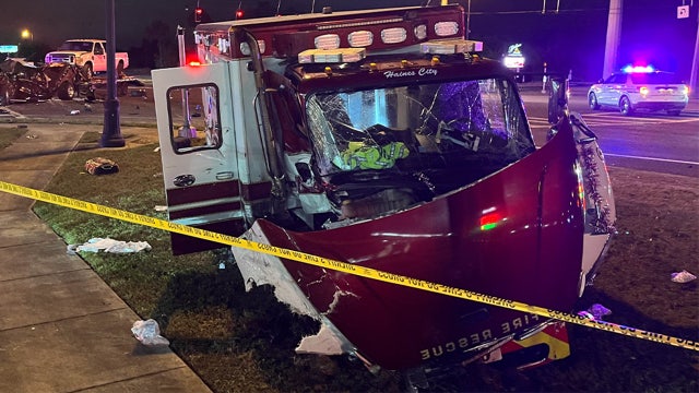 Crash involving ambulance hospitalizes several people: PCSO